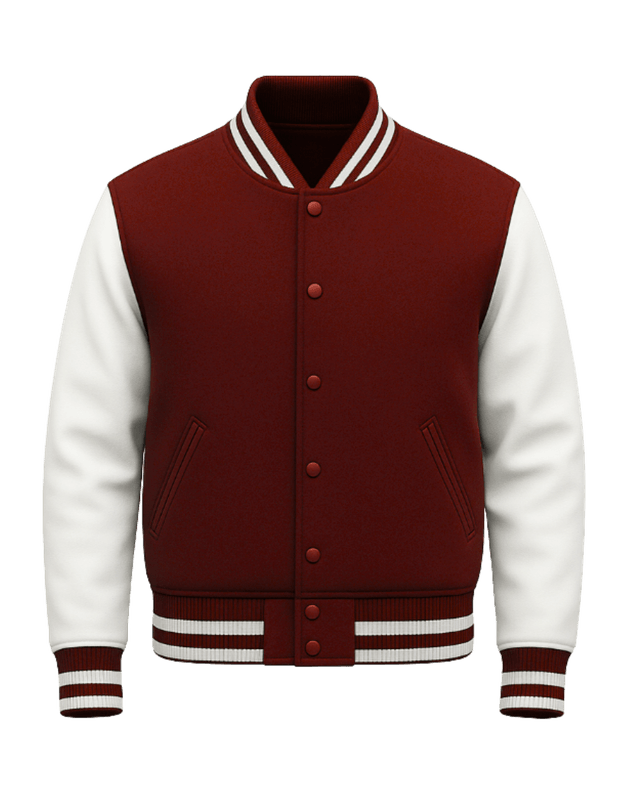 Chamarra College color Tinto